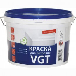 Краска ВД-АК-2180 для потолков белоснежная, 7 кг