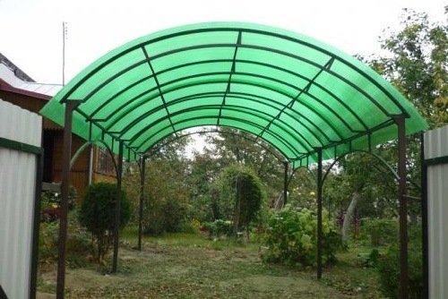 Сотовый поликарбонат 6мм (зеленый) фото 2
