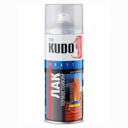 Лак термостойкий аэрозоль KUDO, 520мл