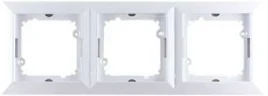 Рамка 3 поста белая OPBL-RA3