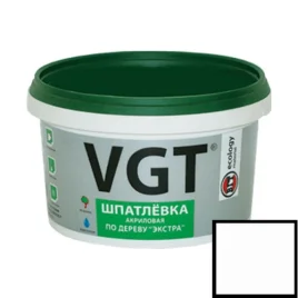 Шпатлевка по дереву Экстра белая, 1 кг