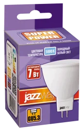 Лампа светодиодная MR16 7w GU5.3 5000K