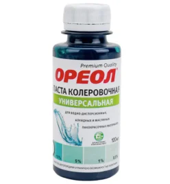 Паста колеровочная ОРЕОЛ морская волна №15 100 мл