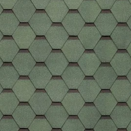 Shinglas гибкая черепица "Ультра" Самба Малахит