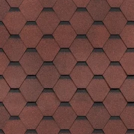 Shinglas гибкая черепица "Ультра" Самба Рубин