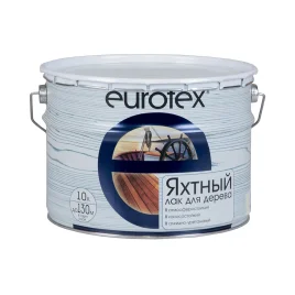 Лак яхтный EUROTEX уретан-алкидный полуматовый, 0,75л