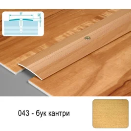 Порог угловой ПУ 03/043/ Бук Кантри 0,9/Д3