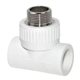 Тройник комбинированный НР 20*3/4*20 полипропилен