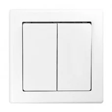 Выключатель 2кл. наружной установки, белый, JWBL-WNT2