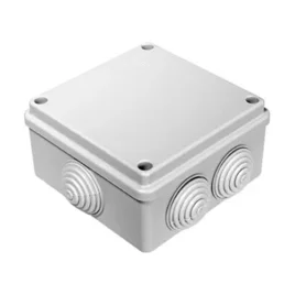 Коробка распределительная 100*100*50мм 8 выходов (гермовводы)