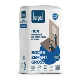 Bergauf Ровнитель на цементной основе Boden Zement Gross 25кг