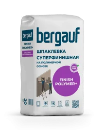Bergauf Шпатлевка суперфинишная на полимерной основе Finish Polymer+  25 кг