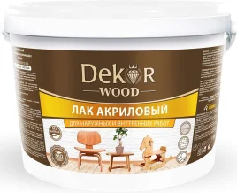 Лак акриловый DEKOR универсальный матовый 0,8 кг