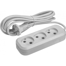 Удлинитель 3 места 3 метра без заземления ОНЛАЙТ 90 508 