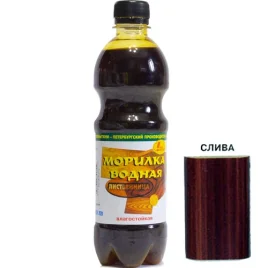 Морилка водная влагостойкая СЛИВА, 0,5 л