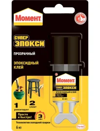 Клей Момент эпоксидный двухкомпонентный 14 мл (супер эпокси в шприце)