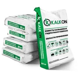 Известь строительная 1 сорт, 25кг