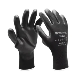 Перчатки защитные от минимальных рисков BLACK PU р.10
