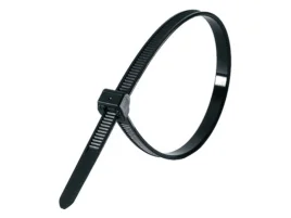 Хомут-стяжка 2,5*200мм нейлон черный (100 шт)