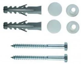 Крепление для унитаза КТ-80 белые Набор Псков