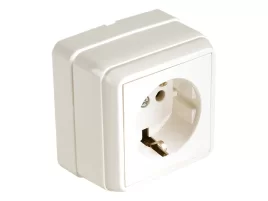 Розетка 1-ая. (открытая, с/з, ) BRON MUTLUSAN