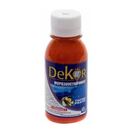 Паста колерная "DEKOR" №25 персик, 0,1кг
