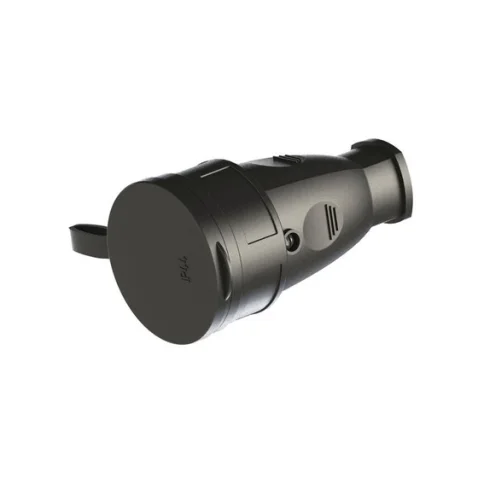 010-083-300029 Tena розетка 2Р+Е с крышкой, IP44, переносная, черный в Гомеле