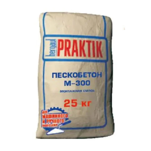 Bergauf Praktik Пескобетон М-300 монтажная смесь 25кг в Гомеле 