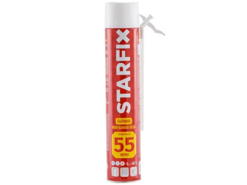 Пена монтажная бытовая всесезонная STARFIX Foam 55 (750мл) в Гомеле