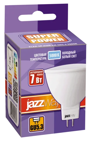 Лампа светодиодная MR16 7Вт GU5.3 5000K в Гомеле