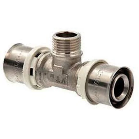 Тройник пресс с переходом на нар.р. 20х1/2 VTm.233 VALTEC в Гомеле