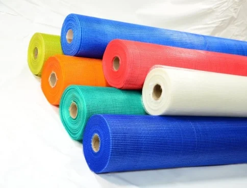 Стеклосетка фасадная  5х5мм 160г/м2, разрыв 2000, 1х50м, ОРАНЖЕВАЯ фото 3