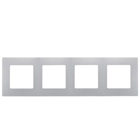 Рамка 4 поста алюминий в Гомеле