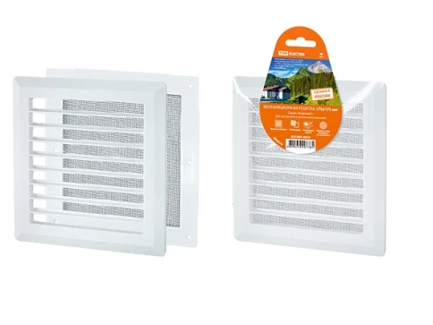Решетка вентиляционная разъем. с моск. сеткой 203х203 (SQ1807-0019) в Гомеле