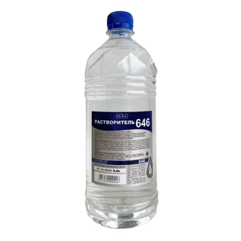 Растворитель 646, 0.9 л Gold Decor в Гомеле