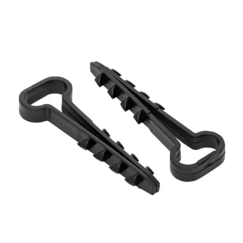 "Дюбель-хомут (6х14 мм) для плоского кабеля черный (50 шт.) EKF PROxima
 в Гомеле