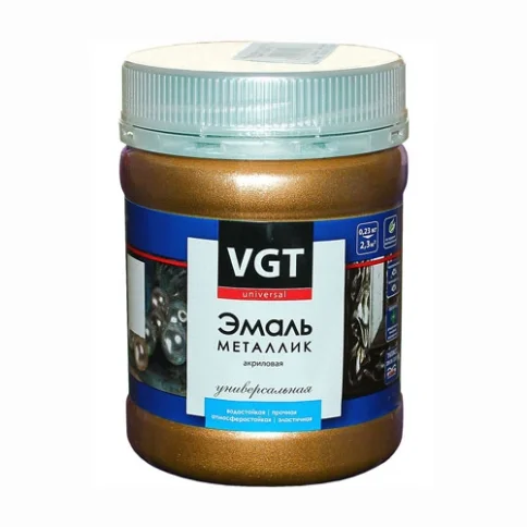 Эмаль акриловая ВД-АК-1179 Универсальная Металлик Золото, 0,23 кг