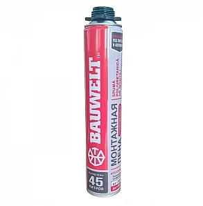 Пена монтажная профессиональная всесезонная BAUWELT, 750 мл в Гомеле