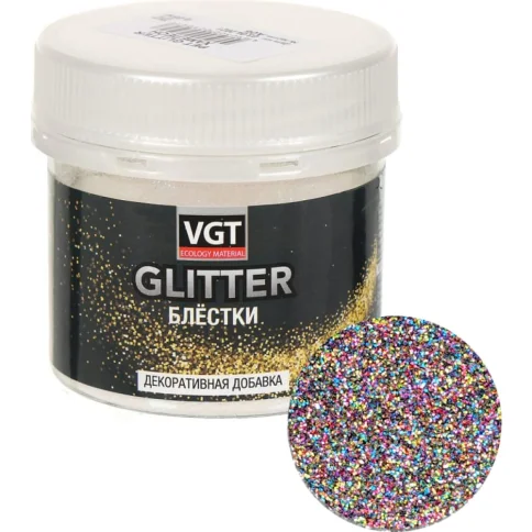 Блестки PET GLITTER. мультиколор 0,05кг в Гомеле