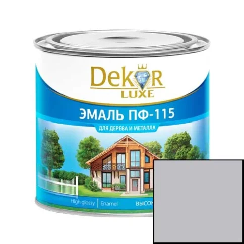 Эмаль  ПФ-115 "DEKOR""GOLD" светло-серая 1,8кг в Гомеле