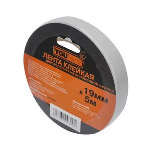 Лента двухсторонняя на вспененной основе 19мм х 5м в Гомеле