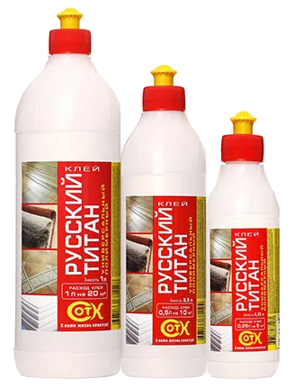 Клей РУССКИЙ ТИТАН универсальный полимерный, 0,5 л в Гомеле