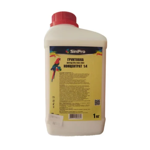 Грунтовка SinPro, антибактериальная защита от плесени, концентрат 1:4 1 кг в Гомеле