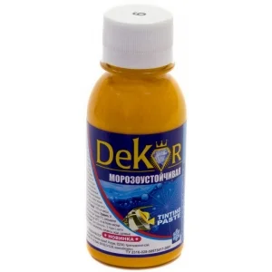 Паста колерная "DEKOR" №6 аперльсиновый, 0,1кг в Гомеле