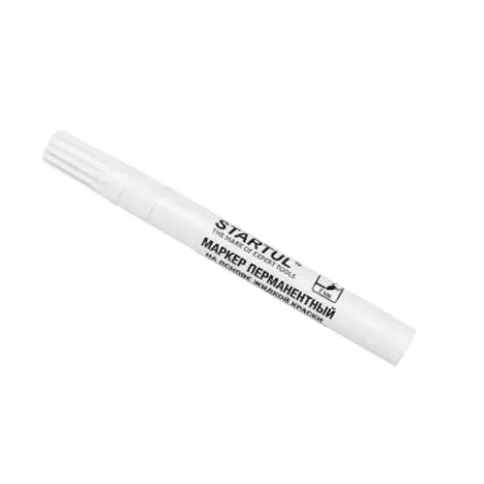 Маркер строительный белый (жидкая краска) STARTUL MASTER (ST4360-01) в Гомеле