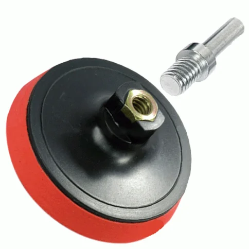 Купить Насадку дисковую на дрель с липучкой, мягкая, 125 мм в Гомеле