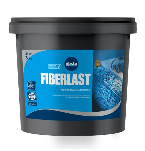 Мастика гидроизоляционная KESTO FIBERLAST, 7кг в Гомеле