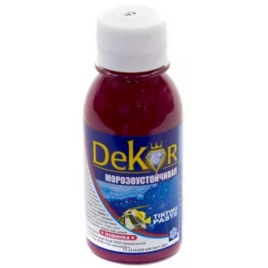 Паста колерная "DEKOR" №5 слива, 0,1кг в Гомеле