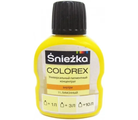 Купить краситель Снежка Колорекс 11 лимонный в Гомеле