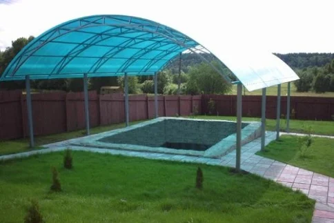 Сотовый поликарбонат 6мм (бирюза) 73 пл. фото 3